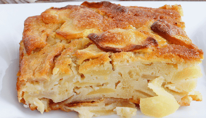 Receita de bolo de maçã fácil de liquidificador