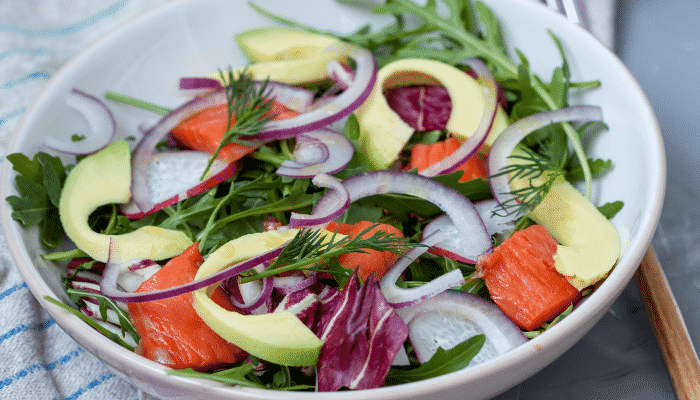 Salada light rápida e fácil