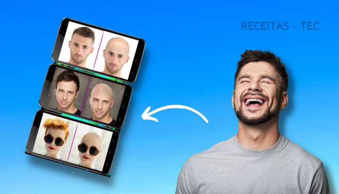 aplicativo divertido que te mostra como ficaria careca