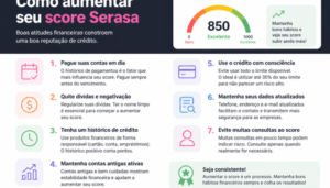 como aumentar score serasa